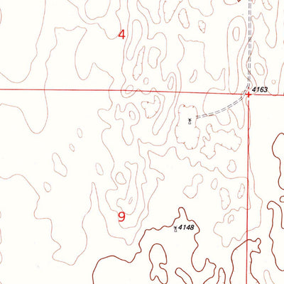 United States Geological Survey East Of Lewis Lake, CO (1982, 24000-Scale) digital map