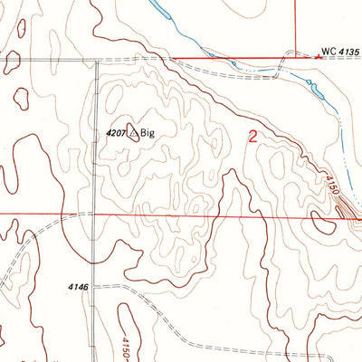 United States Geological Survey East Of Lewis Lake, CO (1982, 24000-Scale) digital map