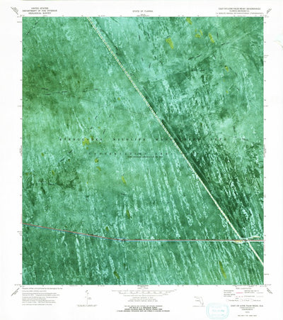 United States Geological Survey East Of Lone Palm Head, FL (1973, 24000-Scale) digital map