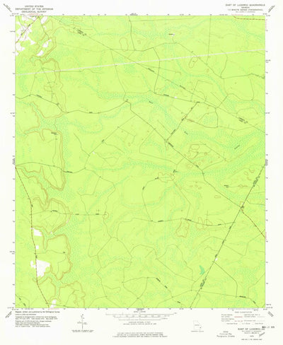 United States Geological Survey East Of Ludowici, GA (1978, 24000-Scale) digital map