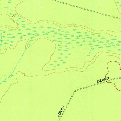 United States Geological Survey East Of Ludowici, GA (1978, 24000-Scale) digital map