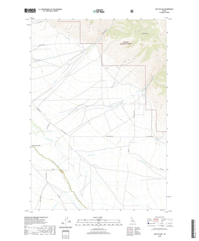 United States Geological Survey East of May, ID (2020, 24000-Scale) digital map