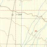 United States Geological Survey East Of Milligan, CA (1985, 24000-Scale) digital map