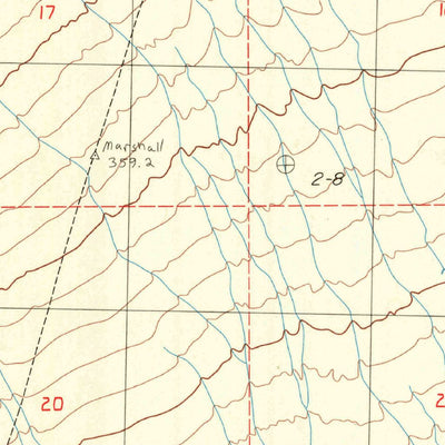 United States Geological Survey East Of Milligan, CA (1985, 24000-Scale) digital map