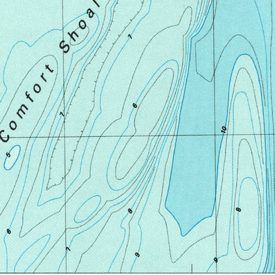 United States Geological Survey East Of New Point Comfort, VA (1964, 24000-Scale) digital map