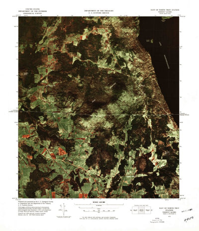 United States Geological Survey East Of North Troy Station, VT (1978, 25000-Scale) digital map