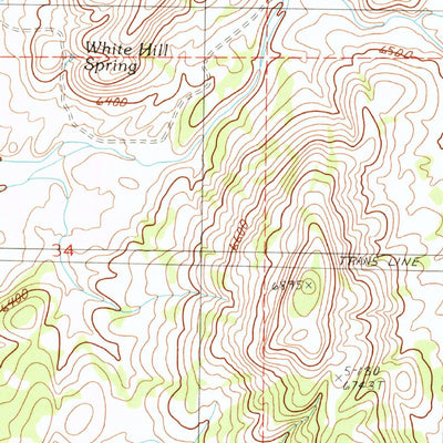 United States Geological Survey East Of Pancake Summit, NV (1990, 24000-Scale) digital map