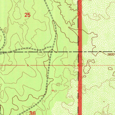 United States Geological Survey East Of Pondosa, CA (1995, 24000-Scale) digital map