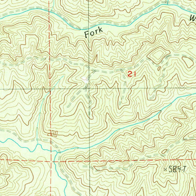 United States Geological Survey East Of Raymond, WA (1986, 24000-Scale) digital map