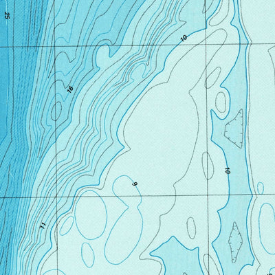 United States Geological Survey East Of Reedville, VA (1968, 24000-Scale) digital map