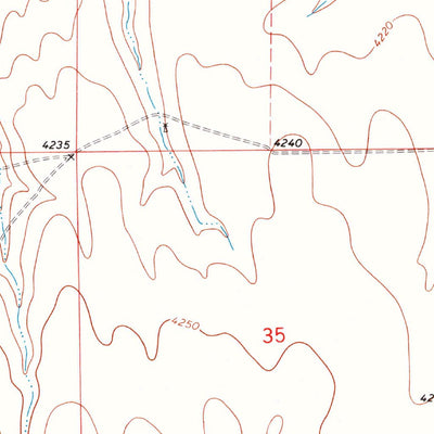 United States Geological Survey East Of Rock Creek, CO (1969, 24000-Scale) digital map