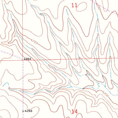 United States Geological Survey East Of Rock Creek, CO (1969, 24000-Scale) digital map