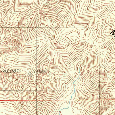 United States Geological Survey East Of Ryan, CA (1988, 24000-Scale) digital map