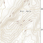 United States Geological Survey East of Ryan, CA (2021, 24000-Scale) digital map