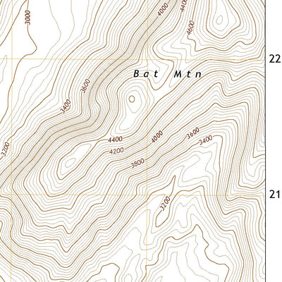 United States Geological Survey East of Ryan, CA (2021, 24000-Scale) digital map