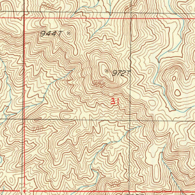 United States Geological Survey East Of Siberia, CA (1985, 24000-Scale) digital map