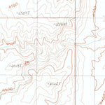 United States Geological Survey East Of Snowball Ranch, NV (1990, 24000-Scale) digital map