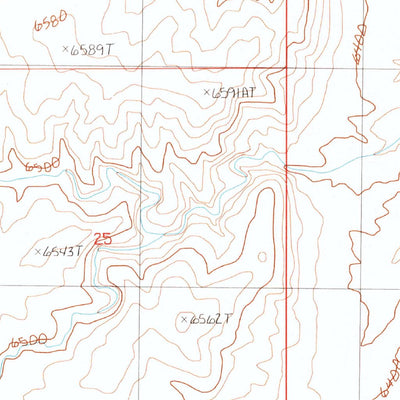 United States Geological Survey East Of Snowball Ranch, NV (1990, 24000-Scale) digital map