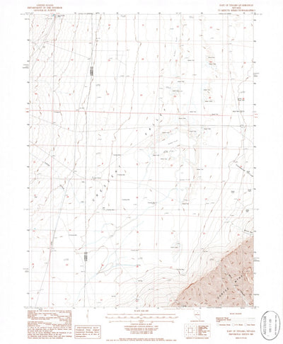 United States Geological Survey East Of Tenabo, NV (1985, 24000-Scale) digital map