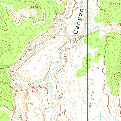 United States Geological Survey East Of The Navajo, UT (1968, 24000-Scale) digital map