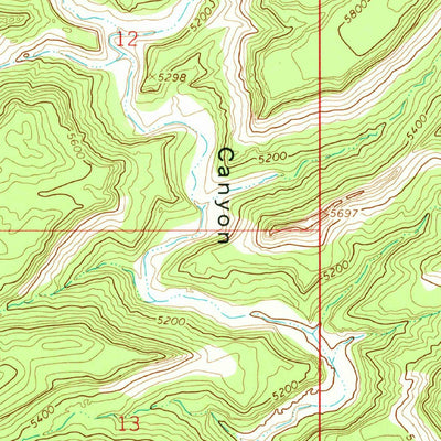 United States Geological Survey East Of The Navajo, UT (1968, 24000-Scale) digital map