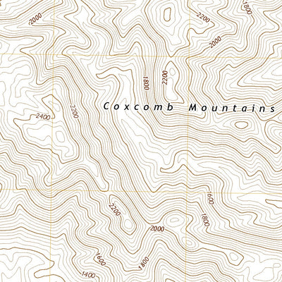 United States Geological Survey East of Victory Pass, CA (2021, 24000-Scale) digital map