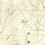 United States Geological Survey East Of Waucoba Canyon, CA (1987, 24000-Scale) digital map