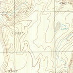 United States Geological Survey East Of Waucoba Spring, CA (1987, 24000-Scale) digital map
