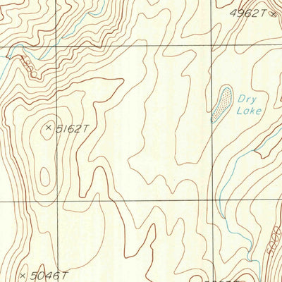 United States Geological Survey East Of Waucoba Spring, CA (1987, 24000-Scale) digital map