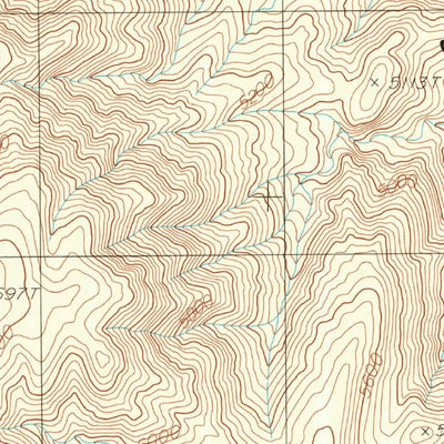 United States Geological Survey East Of Waucoba Spring, CA (1987, 24000-Scale) digital map