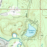 United States Geological Survey East Olympia, WA (1990, 24000-Scale) digital map