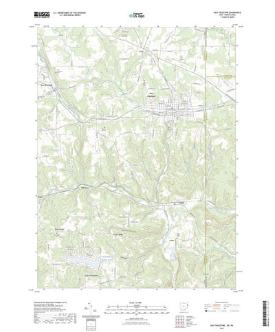 United States Geological Survey East Palestine, OH (2023, 24000-Scale) digital map