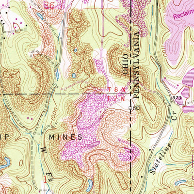 United States Geological Survey East Palestine, OH-PA (1960, 24000-Scale) digital map