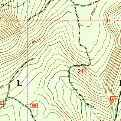 United States Geological Survey East Park Reservoir, UT (1996, 24000-Scale) digital map
