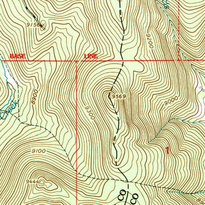 United States Geological Survey East Park Reservoir, UT (1996, 24000-Scale) digital map