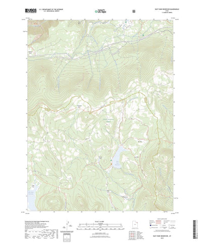 United States Geological Survey East Park Reservoir, UT (2023, 24000-Scale) digital map