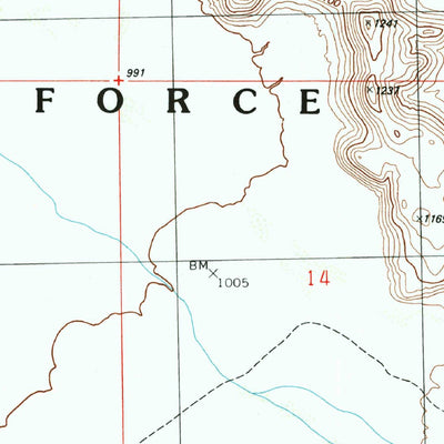 United States Geological Survey East Pass, AZ (1996, 24000-Scale) digital map
