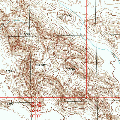 United States Geological Survey East Pass, AZ (1996, 24000-Scale) digital map