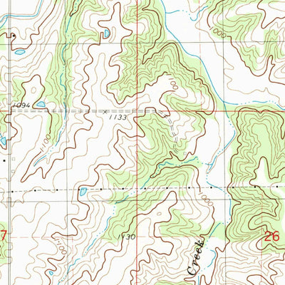 United States Geological Survey East Peru, IA (1983, 24000-Scale) digital map