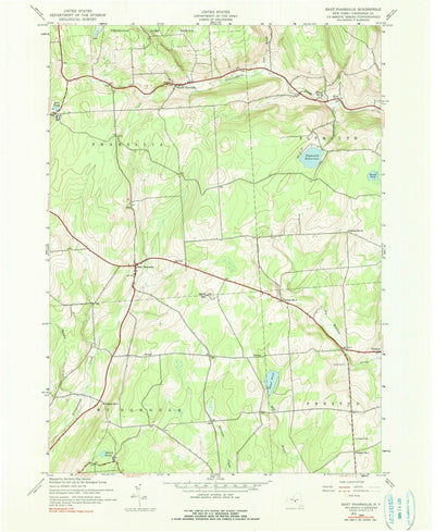 United States Geological Survey East Pharsalia, NY (1943, 24000-Scale) digital map