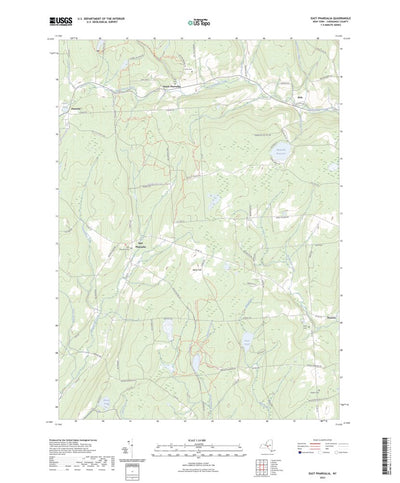 United States Geological Survey East Pharsalia, NY (2023, 24000-Scale) digital map