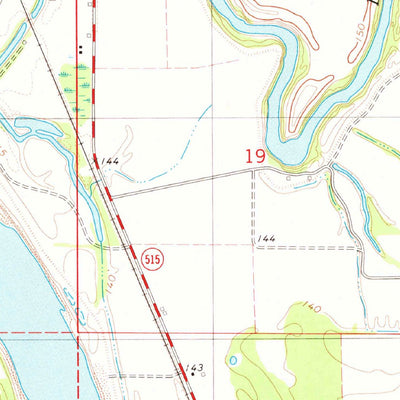 United States Geological Survey East Point, LA (1979, 24000-Scale) digital map