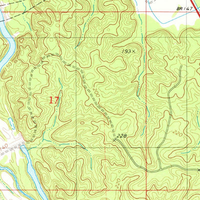 United States Geological Survey East Point, LA (1979, 24000-Scale) digital map
