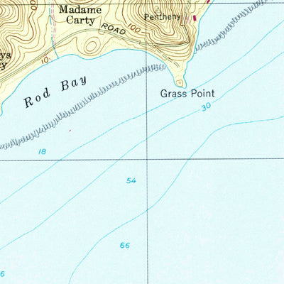 United States Geological Survey East Point, VI (1958, 24000-Scale) digital map