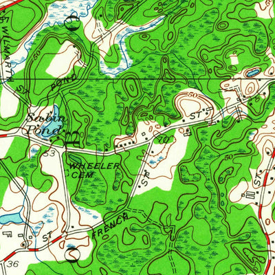 United States Geological Survey East Providence, RI-MA (1949, 24000-Scale) digital map