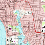United States Geological Survey East Providence, RI-MA (1971, 24000-Scale) digital map