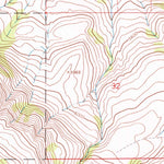 United States Geological Survey East Pryor Mountain, MT (1964, 24000-Scale) digital map