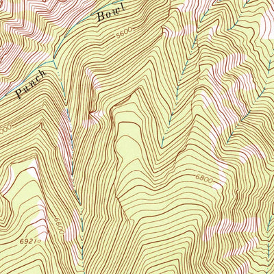 United States Geological Survey East Pryor Mountain, MT (1964, 24000-Scale) digital map