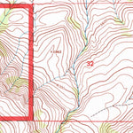 United States Geological Survey East Pryor Mountain, MT (1996, 24000-Scale) digital map