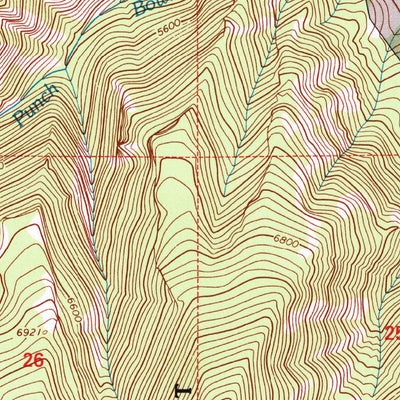 United States Geological Survey East Pryor Mountain, MT (1996, 24000-Scale) digital map